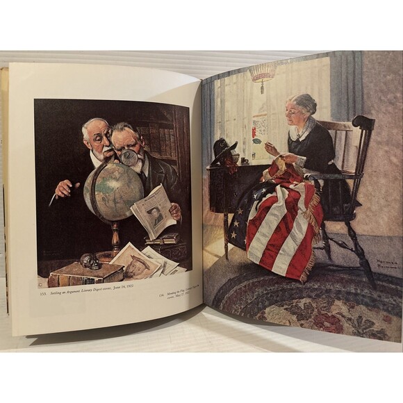 1976 Readers Digest Edition "Norman Rockwell's America" Large Hardcover Book - Picture 5 of 5